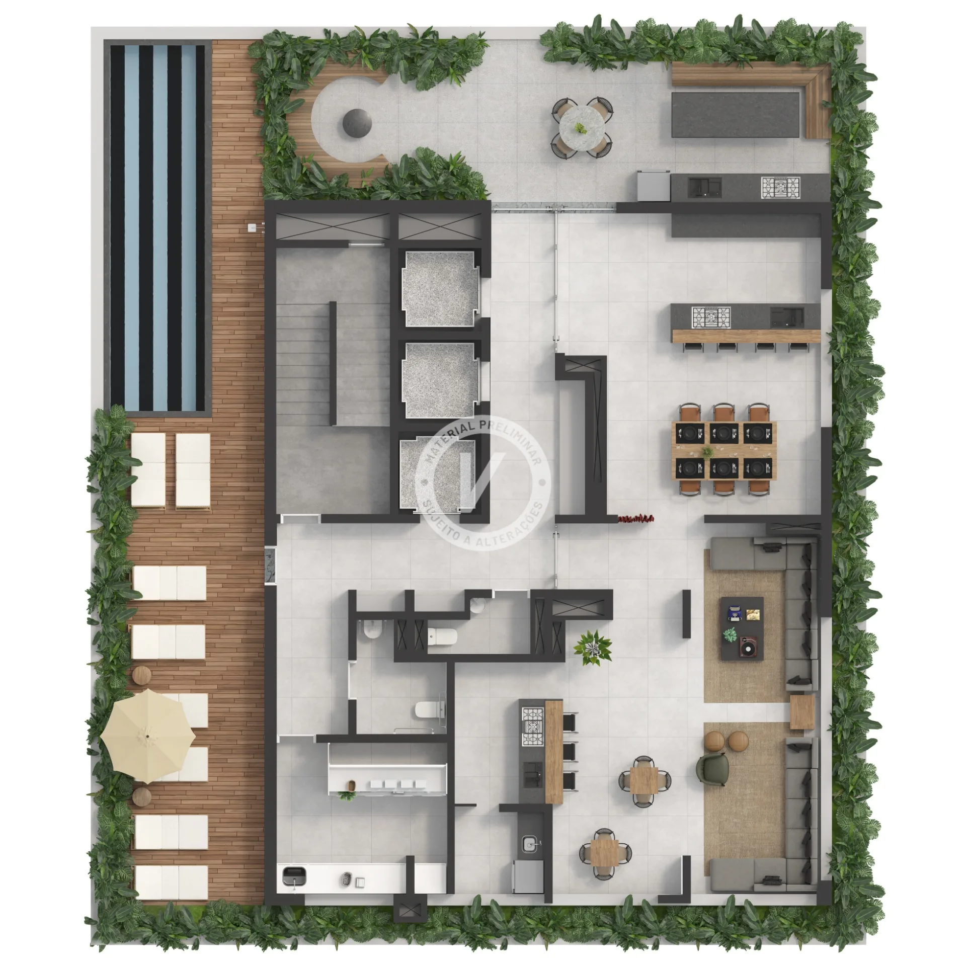 Planta Ilustrativa do 13º PAVIMENTO