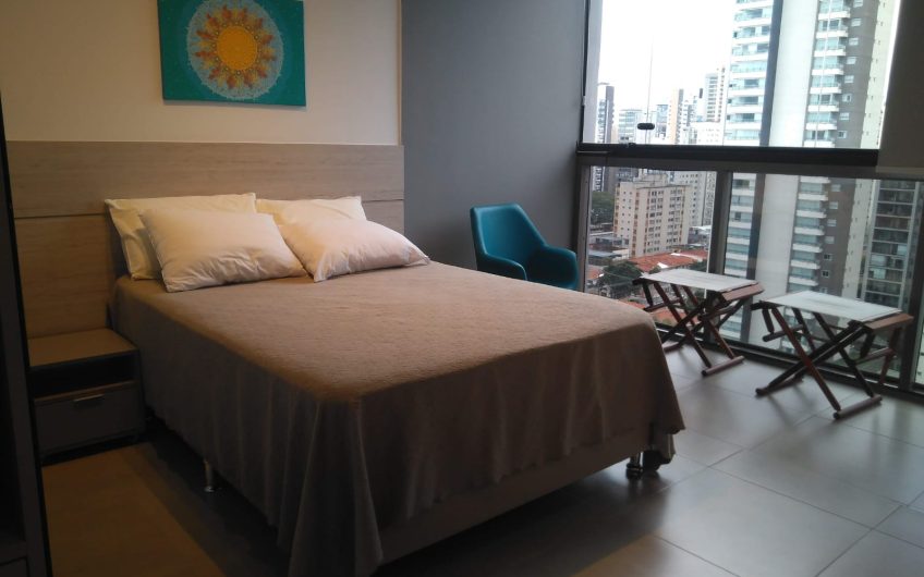 STUDIO DECORADO 29M² COM DEPOSITO E VAGA